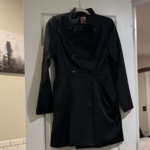 Elegant Black Trench Coat